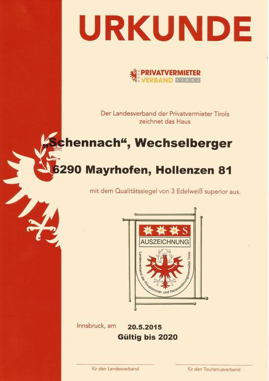 Haus Schennach Leilighet Mayrhofen Rom bilde